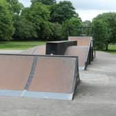 The section 106 money of more than £70,000 has been earmarked to remove the skate ramps and install a new pump track at Chapel Memorial Park. Pic Jason Chadwick.