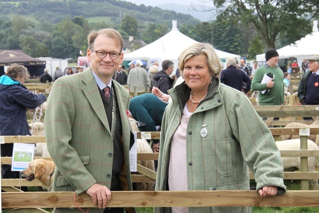 Hope Show, President Alastair Sneddon and his wife Lynda back in 2012. Photo Jason Chadwick