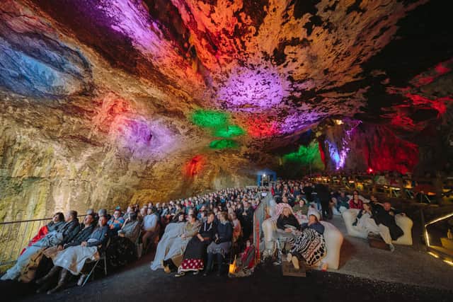 The Village Screen pop-up cinema is set to return to Peak Cavern this Halloween