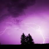 The Met Office has issued a thunderstorm warning for Derbyshire