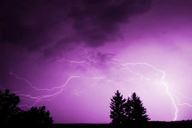 The Met Office has issued a thunderstorm warning for Derbyshire
