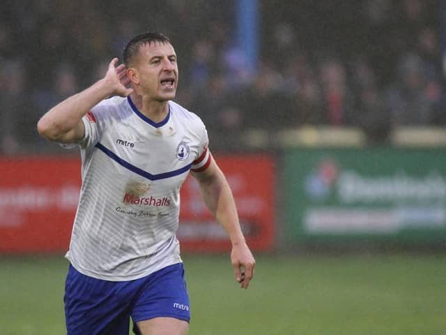 Josh Granite - started move for goal at Darlington.