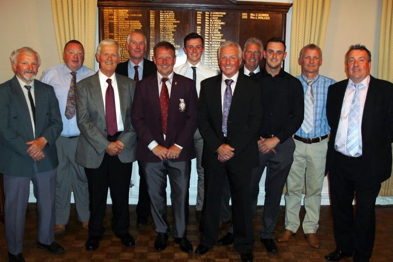 Buxton & High Peak Golf Club Captain's prize-winners day in 2013.
