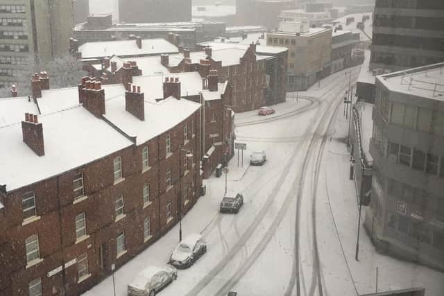 Snow in Sheffield 