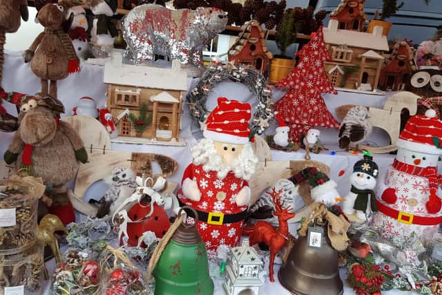 More stalls at the Buxton Christmas Market this weekend