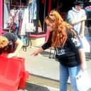 The rescue mission begins outside The Closet on Buxton High Street