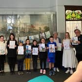Some of the winning entries for the Buxton alphabet competition