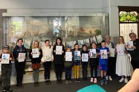 Some of the winning entries for the Buxton alphabet competition