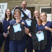 The Stewart Medical Centre team before they took part in the Chatsworth 10k. Photo Jason Chadwick