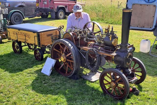 A group of vintage vehicle owners exhibited their engineering marvels.