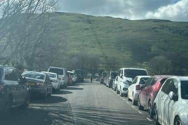 Roads around Castleton are now regularly clogged by parked cars which cause extensive problems for residents in the area. (Photo: Jessica Elliot)