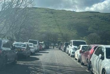 Roads around Castleton are now regularly clogged by parked cars which cause extensive problems for residents in the area. (Photo: Jessica Elliot)