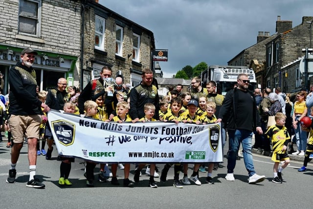 New Mills Junior Football Club is well-represented.