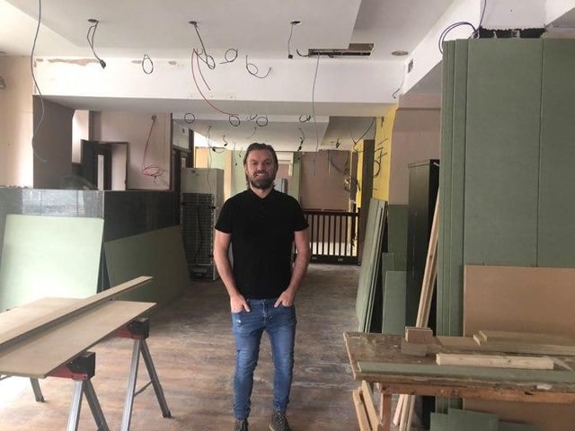 Chris Stewart, the new manager inside The Vault, which is undergoing a full refurb at 'significant cost'.