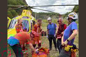 Edale Mountain Rescue Team were called to reports of two injured climbers an abandoned quarry above Stoney Middleton Dale shortly before 1pm on Tuesday, May 20.