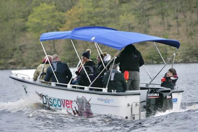 The new Coulam V17 Wheelyboat out on the water at Ladybower reservoir. (Photo: Steve Bullock)