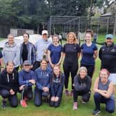 Members of the Buxton ladies side