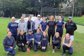 Members of the Buxton ladies side