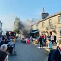 A fire broke out in Buxton this afternoon.  Credit: Joseph Torkington