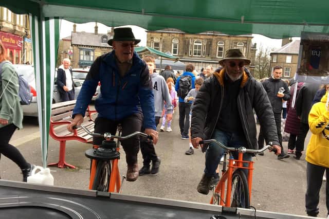 Take part in a new survey looking at how Buxton can be more sustainable, picture Transition Buxton who organised the survey at Buxton's Spring Fair