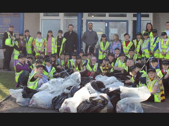 Fairfield Junior School Mini Police recently took to the streets for a community walk and litter pick, inspired by their recent sessions on the importance of community and making a positive change.
