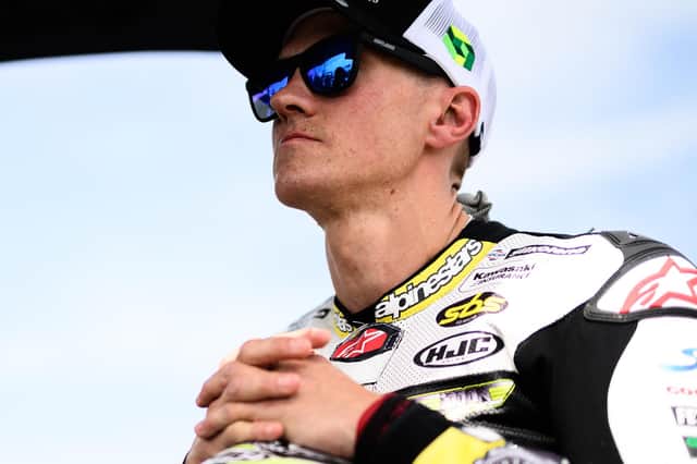 Christian Iddon had 5th, 6th and 11th place finishes in round three of the British Superbike Championships. Pic: Michael Hallam.