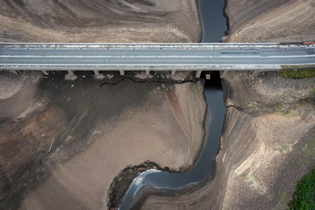 Recent high demand for drinking water, record temperatures and reduced rainfall has seen some reservoirs in England at only 62 per cent capacity. 
(Photo by Christopher Furlong/Getty Images)