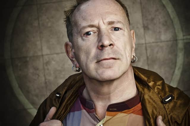 John Lydon. Photo by Paul Heartfield.