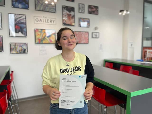 Students at Buxton and Leek College have been celebrating their BTEC Level 3 results