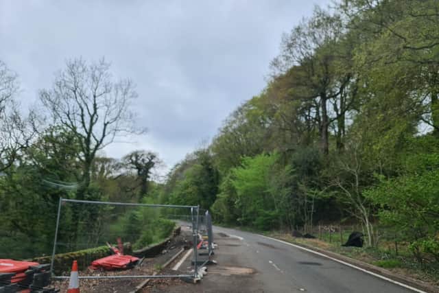 The Shady Oak on Long Hill has seen a drop in trade since Derbyshire County Council closed the A5004 for five months while repairs to a landslip take place.
