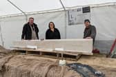 From left,  TFW boss Andy Oldfield, apprentice Carrie Oldfield, master craftsman Paul Froggatt