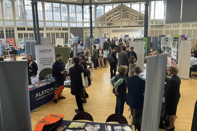 The annual High Peak Jobs and Apprenticeship Fair  was held in Buxton over the weekend. Photo Robert Largan