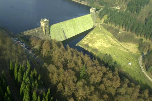 Dambusters 3. Aerial view of the dam. March 29 02