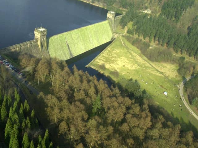 Dambusters 3. Aerial view of the dam. March 29 02