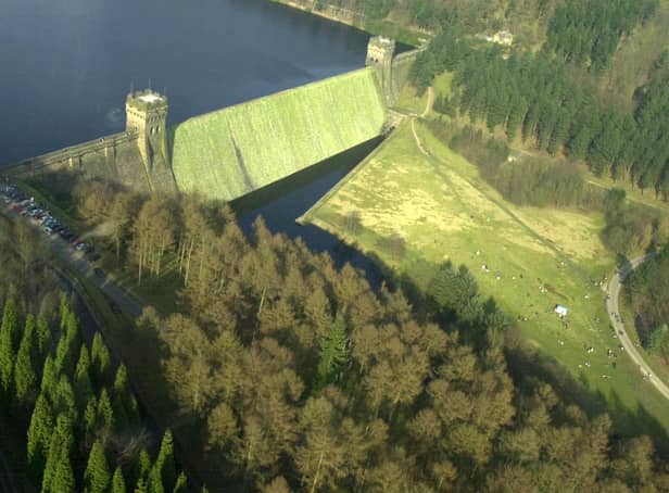 Dambusters 3. Aerial view of the dam. March 29 02