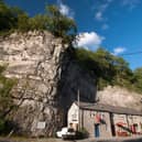Lovers Leap in Stoney Middleton, Derbyshire