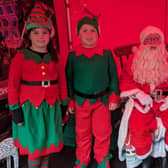 The free Santa's grotto was organised by Youth Matters in New Mills  Photo New Mills Youth Matters