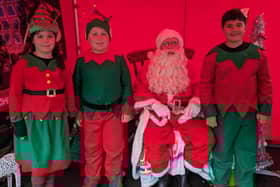 The free Santa's grotto was organised by Youth Matters in New Mills  Photo New Mills Youth Matters