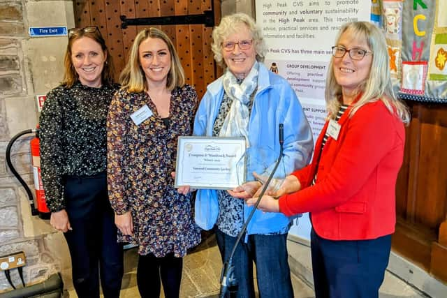 Townend Community Garden was named as the winner of the Crompton Woodcock award