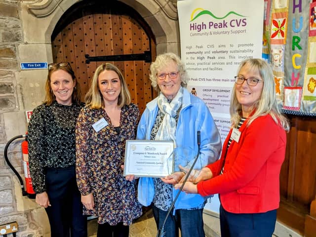 Townend Community Garden was named as the winner of the Crompton Woodcock award