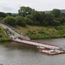 Toddbrook Reservoir, the much reduced lake will keep the emergency pumps in place until the project is complete. Pic Jason Chadwick