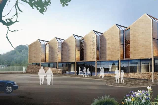 An artists' impression of how the health hub could look