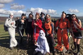 Last years Halloween Hike up Mam Tor was a huge success.