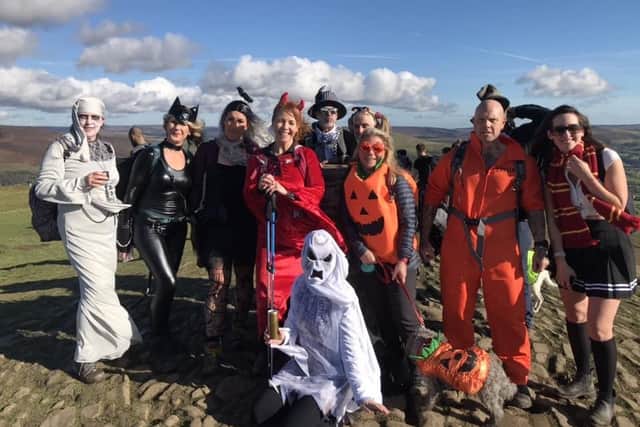 Last years Halloween Hike up Mam Tor was a huge success.
