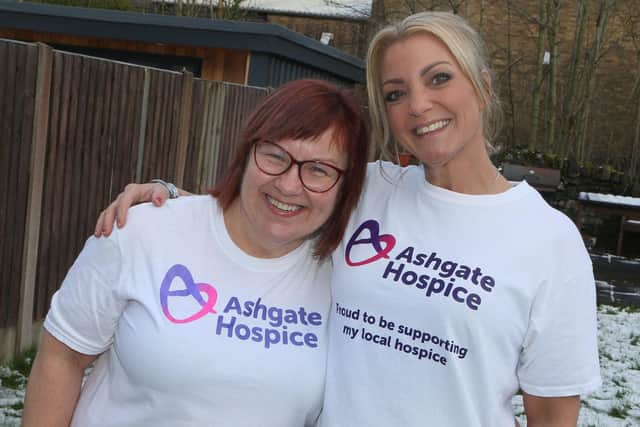 Dawn Clemson and Emma Lomax will be taking on the High Peak Trail in memory of Dawn's mum. Photo Jason Chadwick