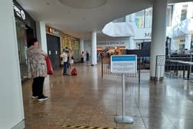Meadowhall during the first lockdown.