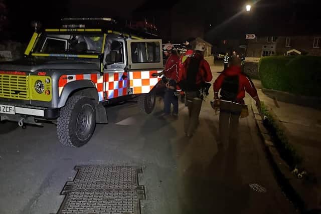 Edale MRT rescued the concertgoer who had fallen and found himself just inches away from a 100ft drop to the floor of Peak Cavern