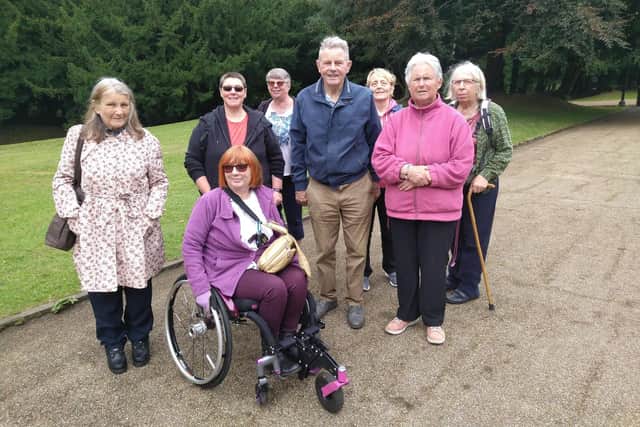 The Snail Blazers group meet to improve their mental health and combat feeling isolated. Pic submitted.