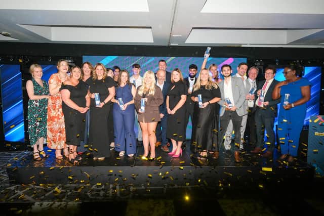 Winners at last year's awards night