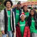 Leeds United lends support to NSPCC festive fun at Roundhay Park with Santa, Geordie Shore star and DJ Schak.